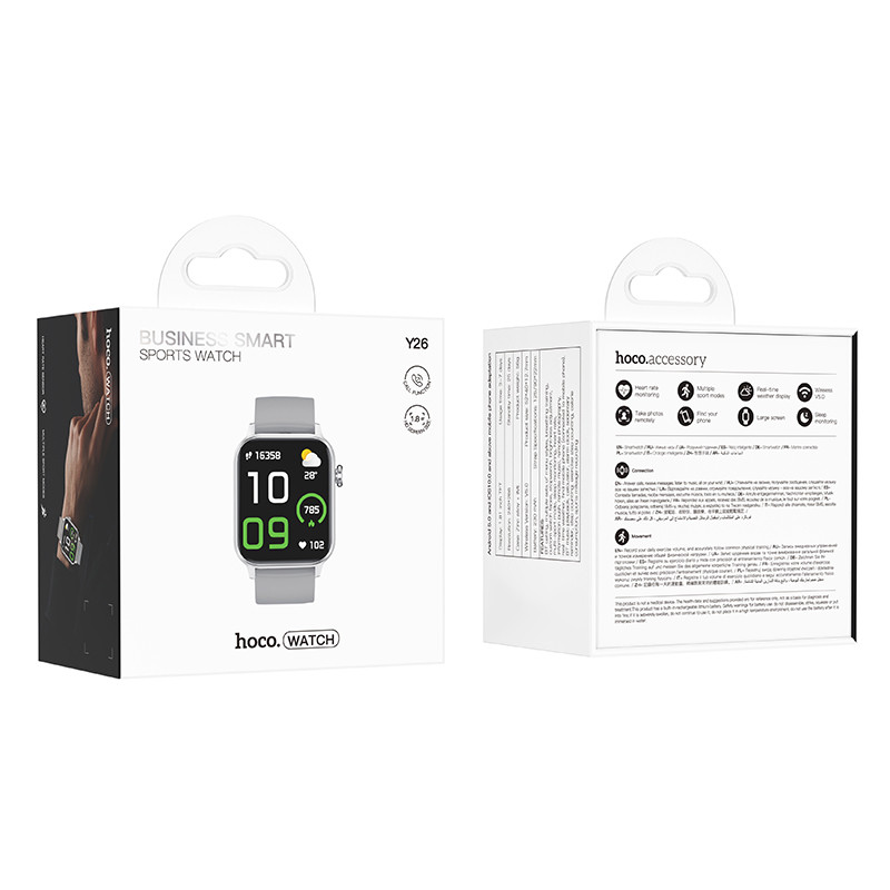 Смарт-годинник Hoco Smart Watch Y26 Smart sports watch (call version) на малюнкі №4