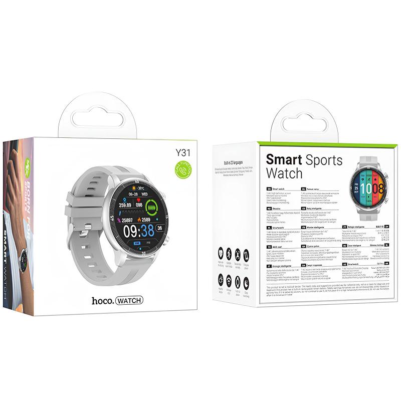 Смарт-годинник Hoco Smart Watch Y31 Smart sports watch (call version) на малюнкі №4