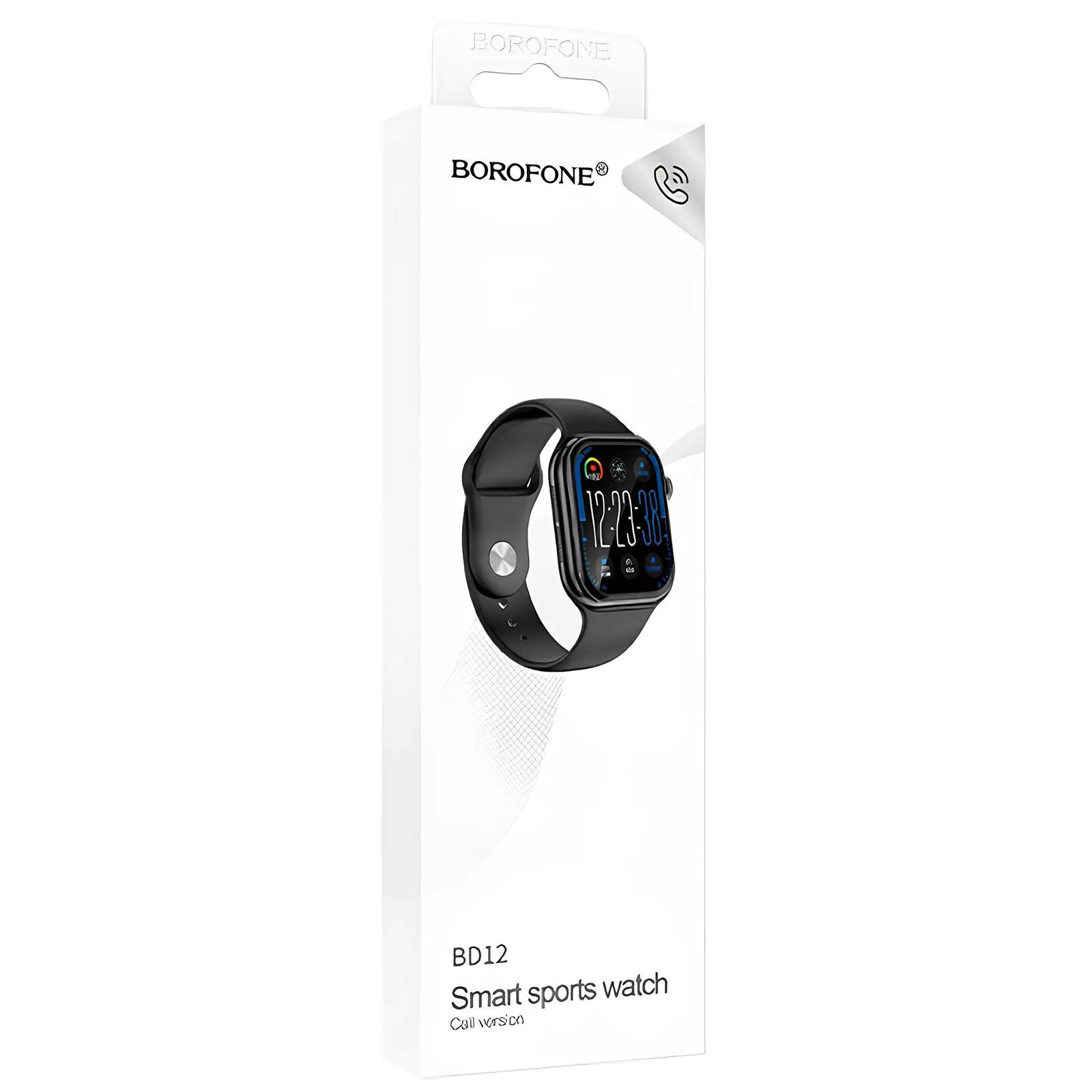 Смарт-часы Borofone BD12 Smart sports watch (call version), Black 3, купить оптом с доставкой