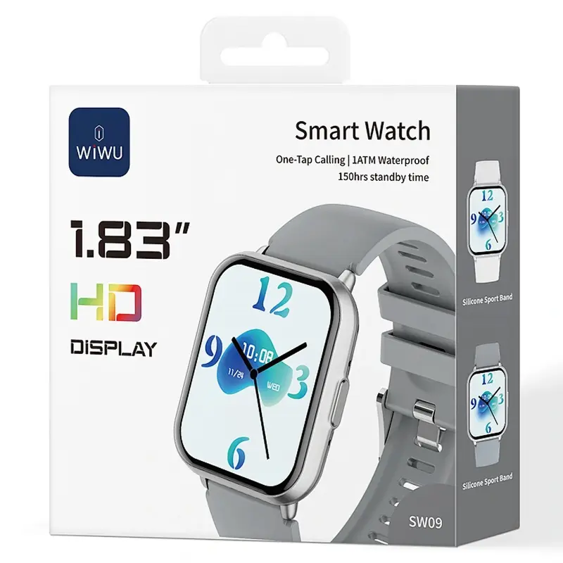 Смарт-годинник WiWU SW09 Smart sports watch (call version), Silver 4, купити оптом з доставкою