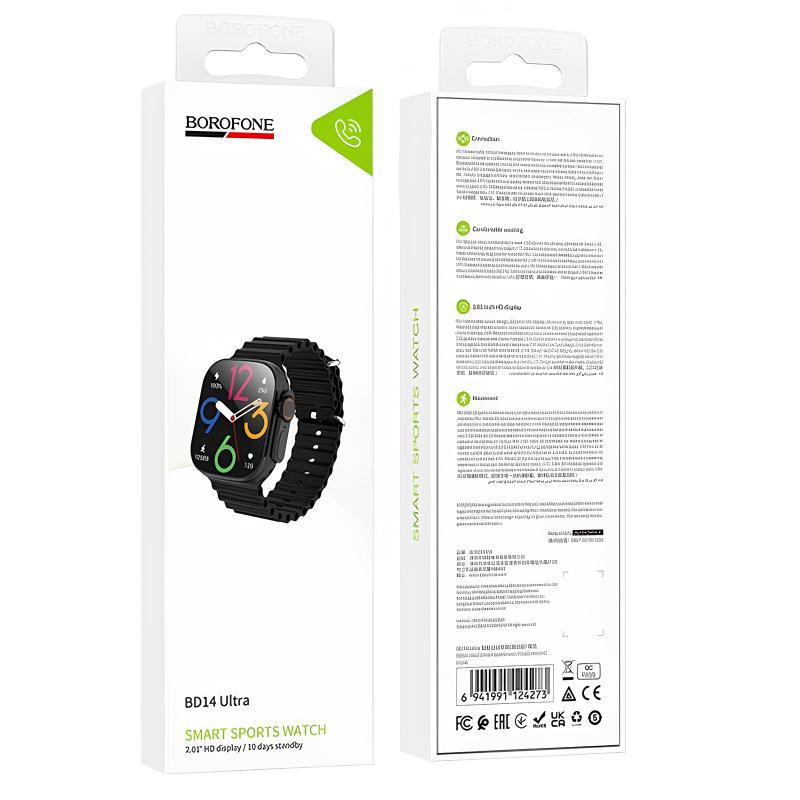 Смарт-часы Borofone BD14 Ultra Smart sports watch (call version) на картинке №4