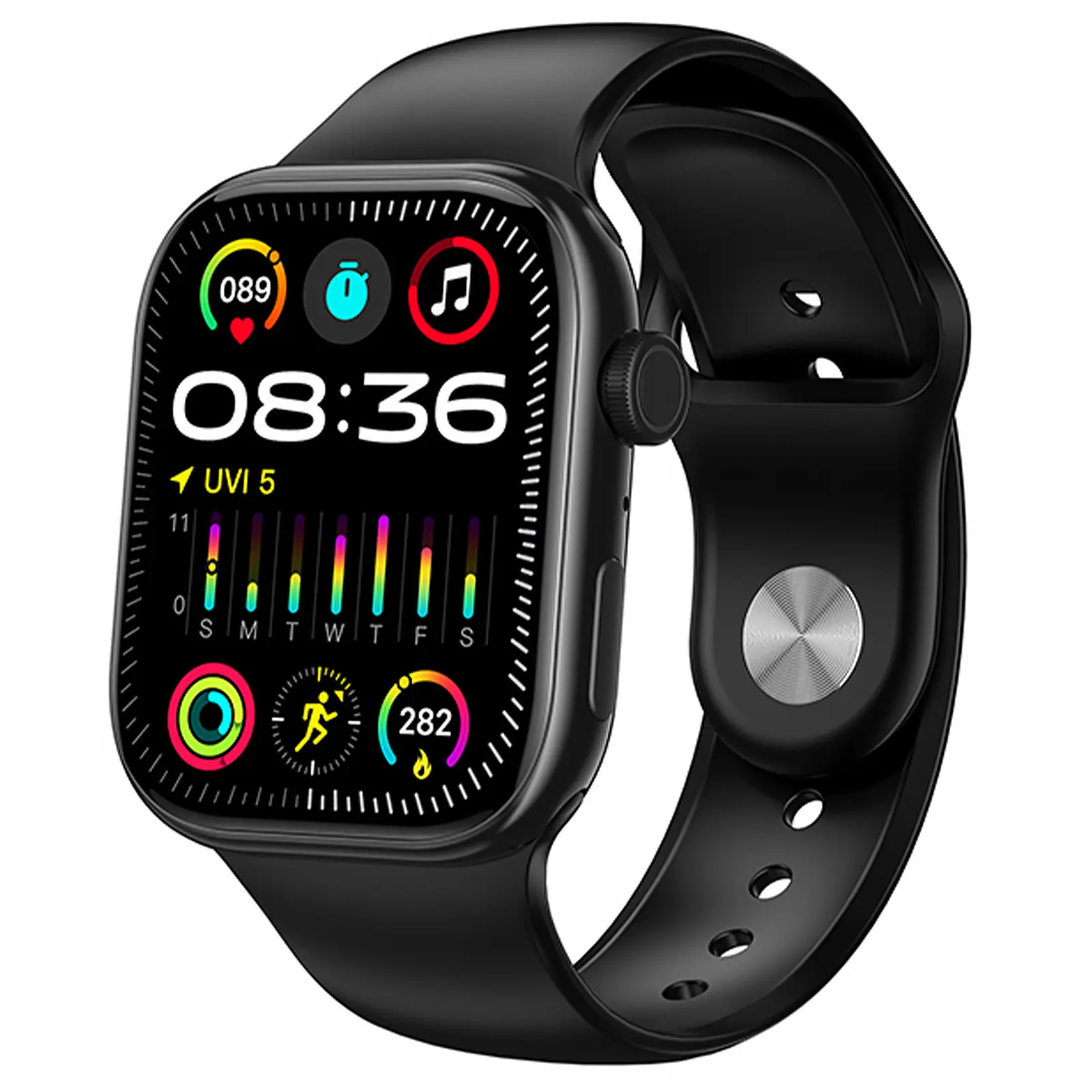 Смарт-часы Borofone BD14 Plus Smart sports watch (call version), Black, купить оптом с доставкой