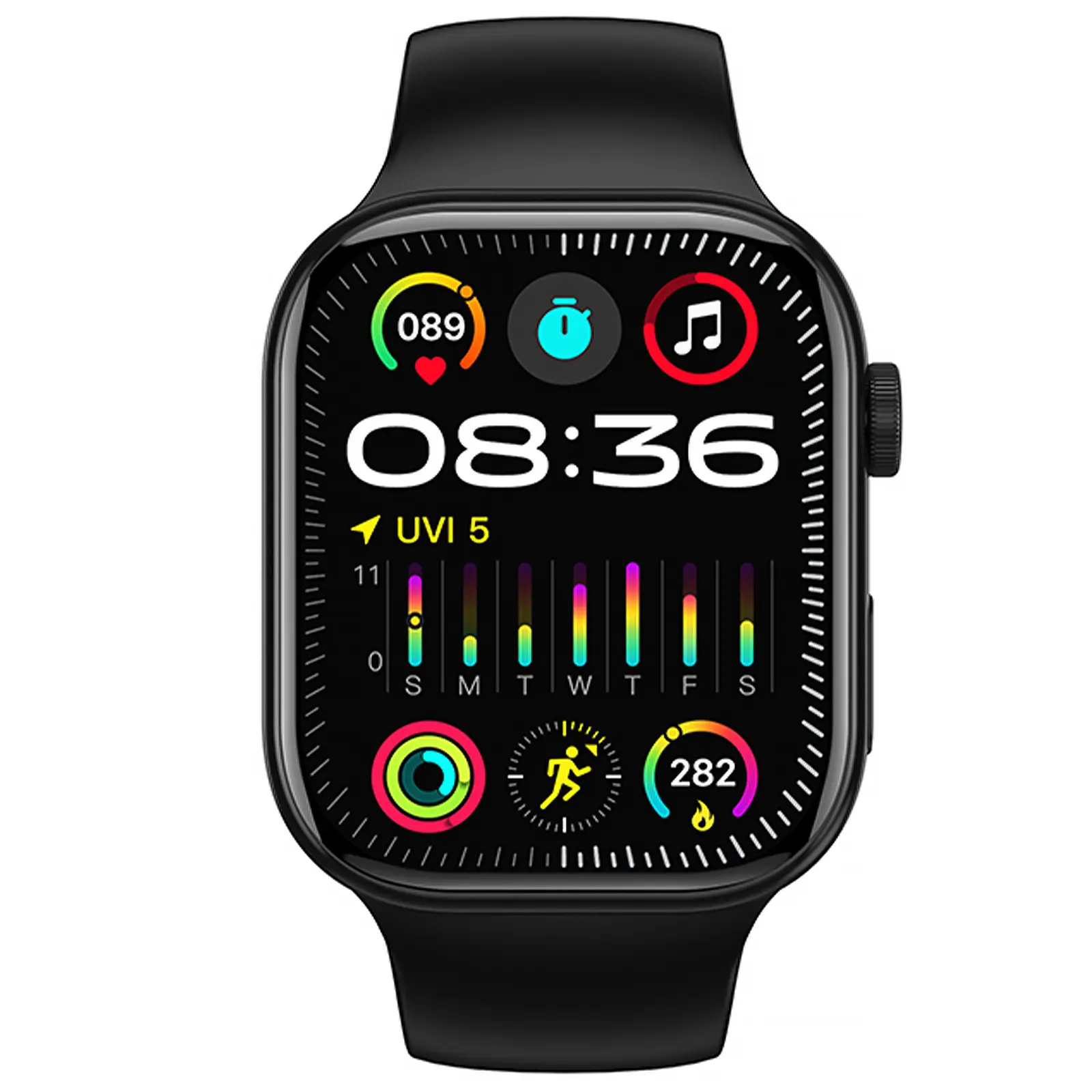 Смарт-часы Borofone BD14 Plus Smart sports watch (call version), Black 1, купить оптом с доставкой