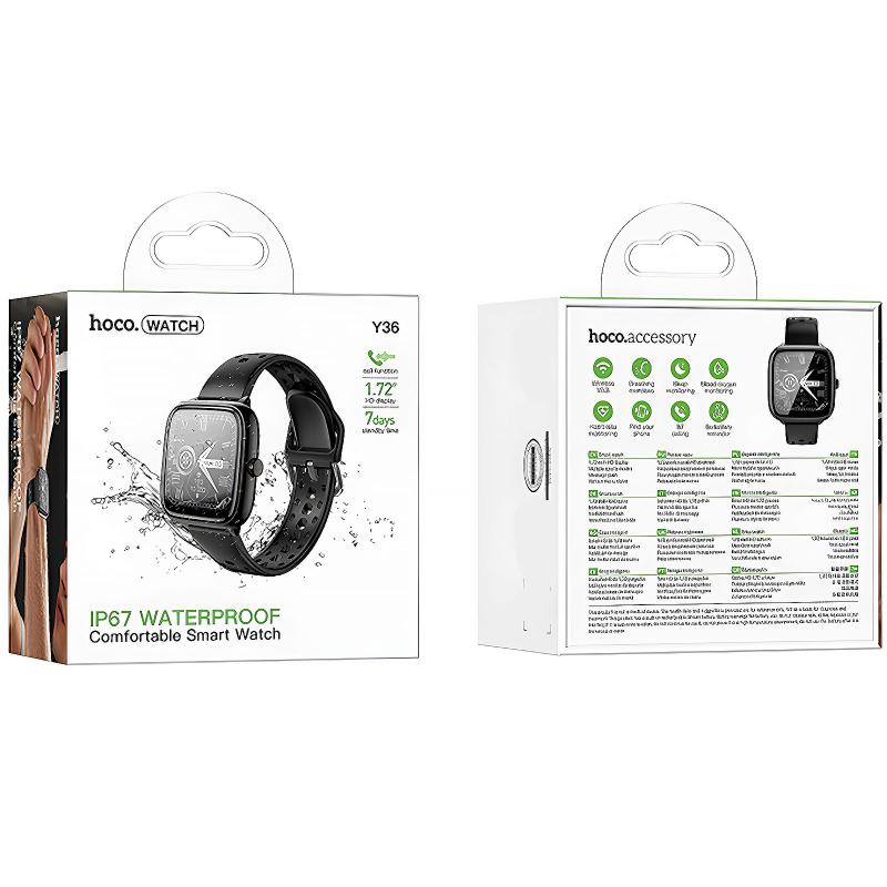 Смарт-годинник Hoco Smart Watch Y36 Smart sports watch (call version) на малюнкі №2