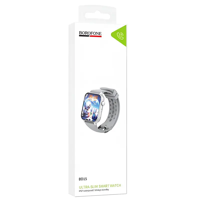 Смарт-часы Borofone BD15 Smart sports watch (call version), Silver 2, купить оптом с доставкой