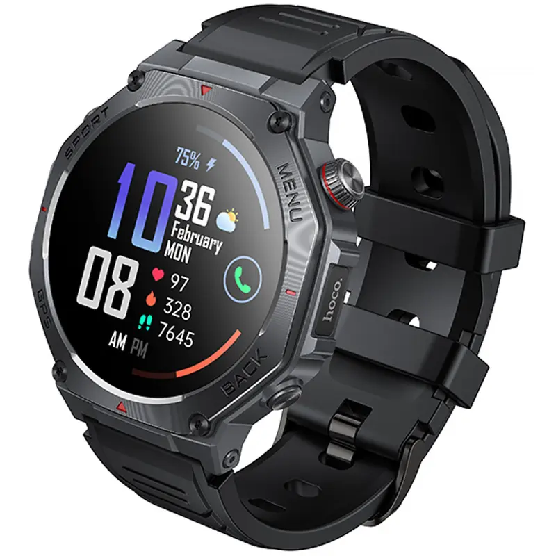 Смарт-часы Hoco Y37 Smart sports watch (call version), Black, купить оптом с доставкой