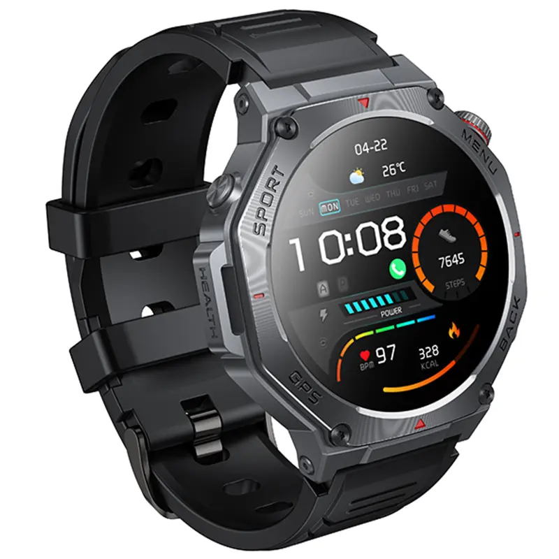 Смарт-часы Hoco Y37 Smart sports watch (call version), Black 2, купить оптом с доставкой