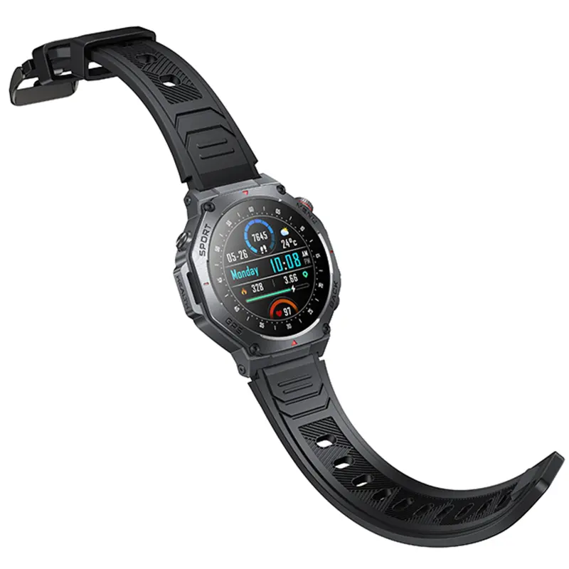 Смарт-часы Hoco Y37 Smart sports watch (call version), Black 4, купить оптом с доставкой