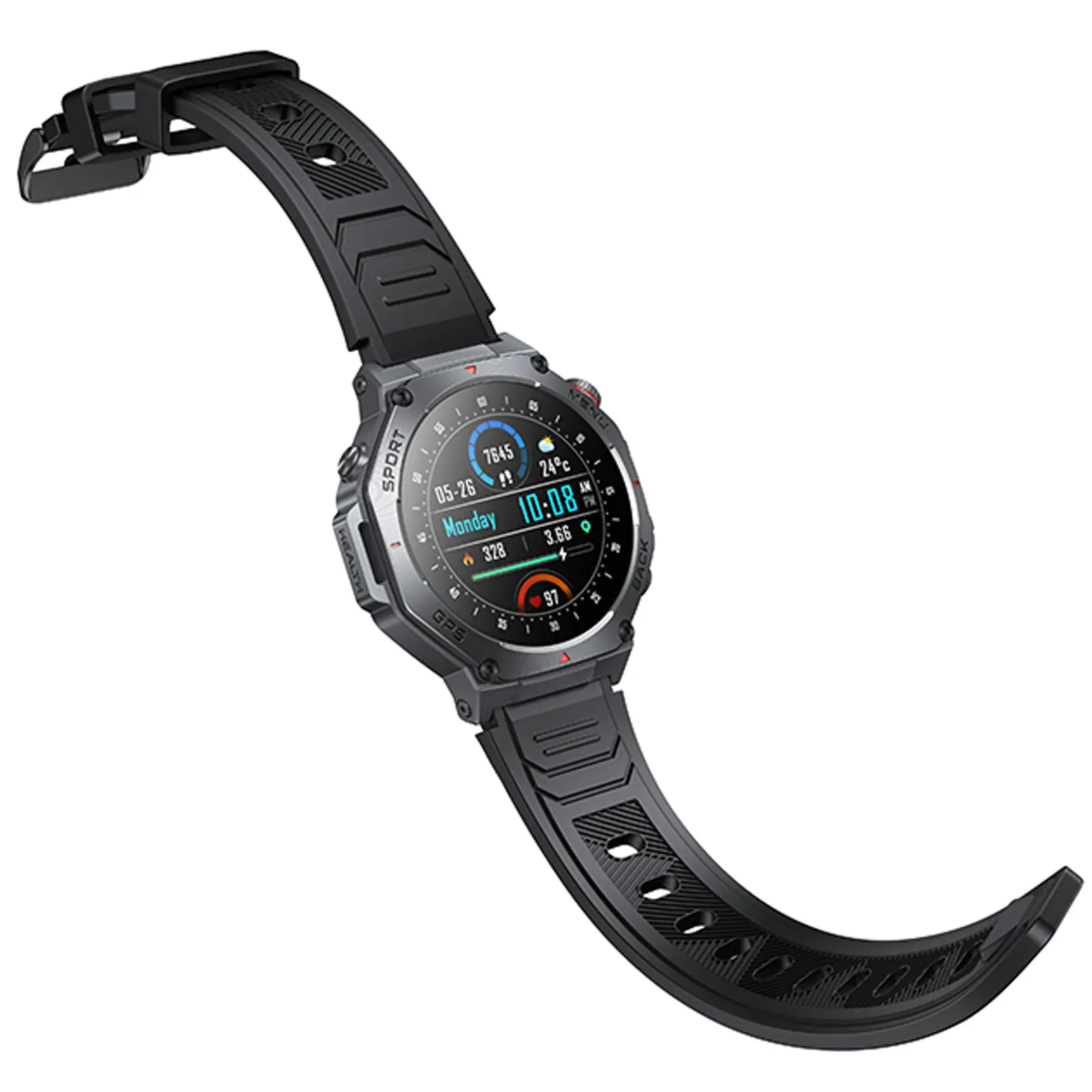 Смарт-часы Hoco Y37 Smart sports watch (call version), Black 4, купить оптом с доставкой