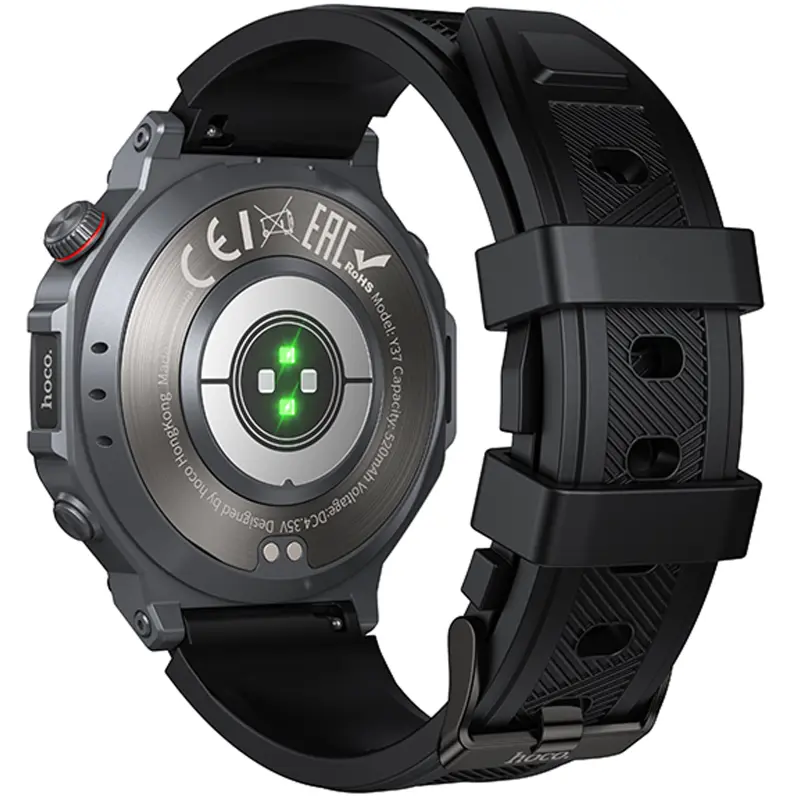 Смарт-часы Hoco Y37 Smart sports watch (call version), Black 6, купить оптом с доставкой