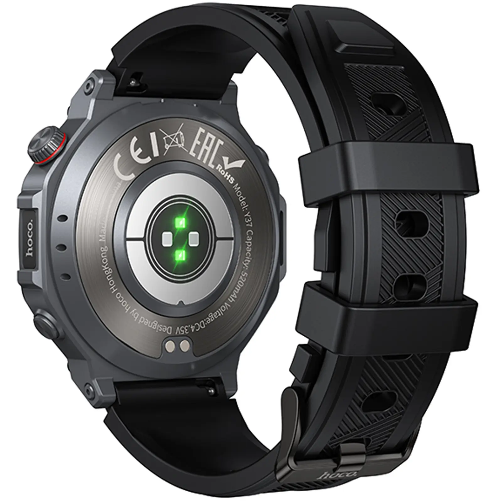Смарт-часы Hoco Y37 Smart sports watch (call version), Black 6, купить оптом с доставкой