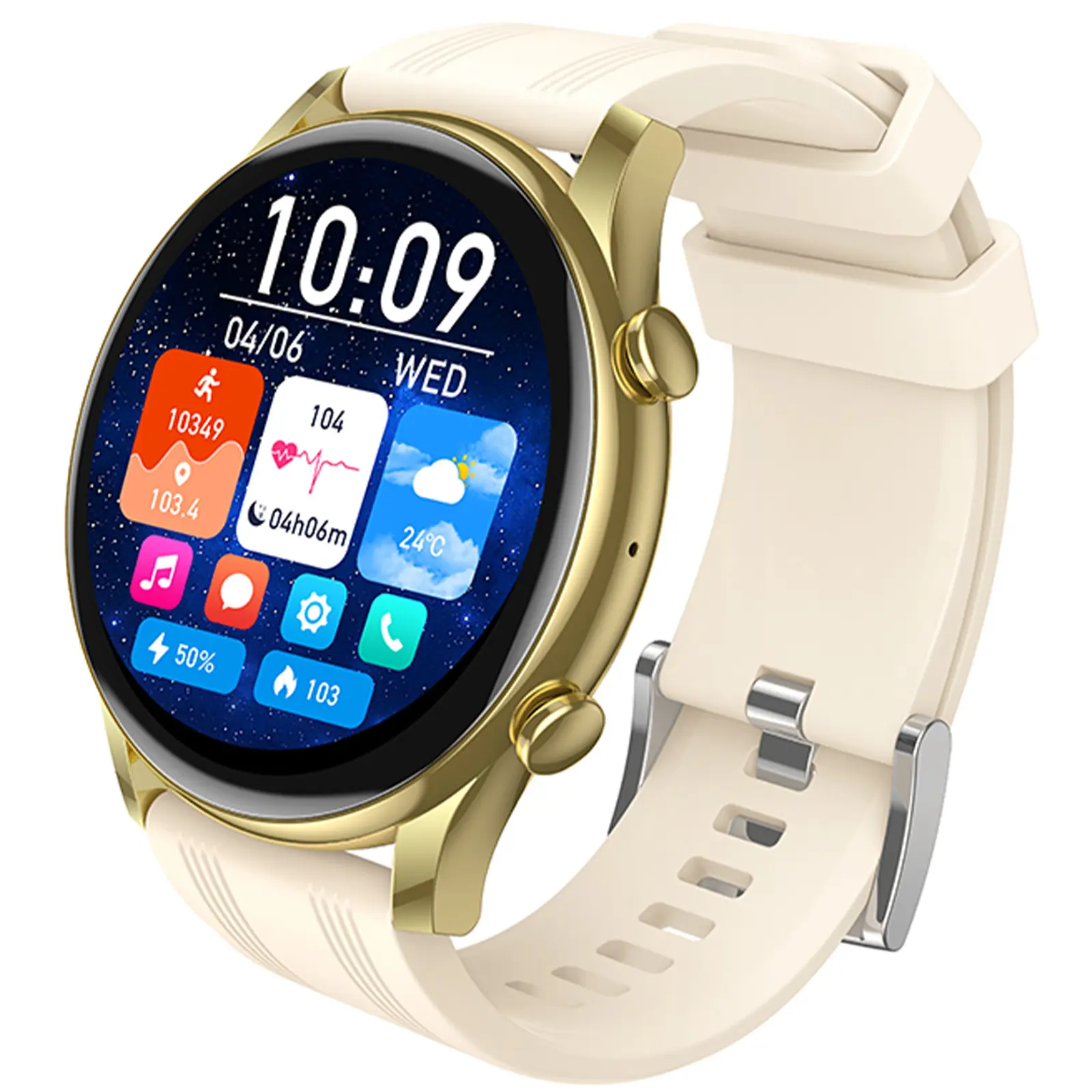 Смарт-часы Hoco Y38 Smart sports watch (call version), Gold, купить оптом с доставкой