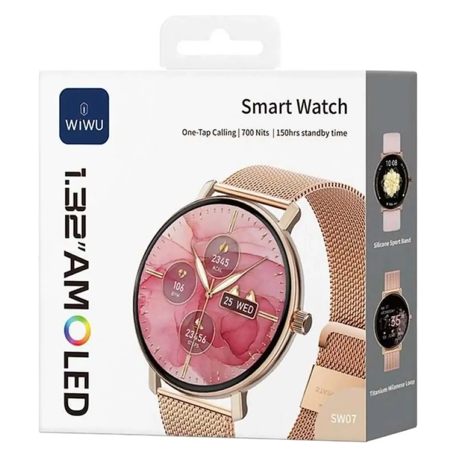 Смарт-часы WiWU SW07 Smart sports watch (call version), Gold 2, купить оптом с доставкой
