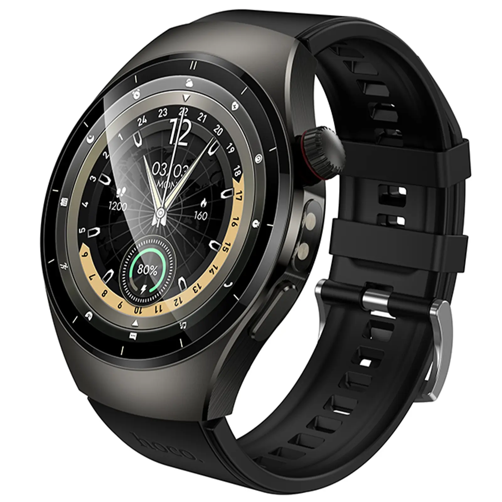 Смарт-часы Hoco Y40 Smart sports watch (call version), Black, купить оптом с доставкой