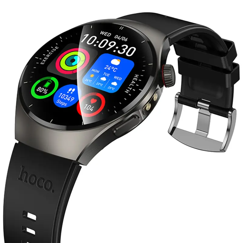 Смарт-часы Hoco Y40 Smart sports watch (call version), Black 6, купить оптом с доставкой