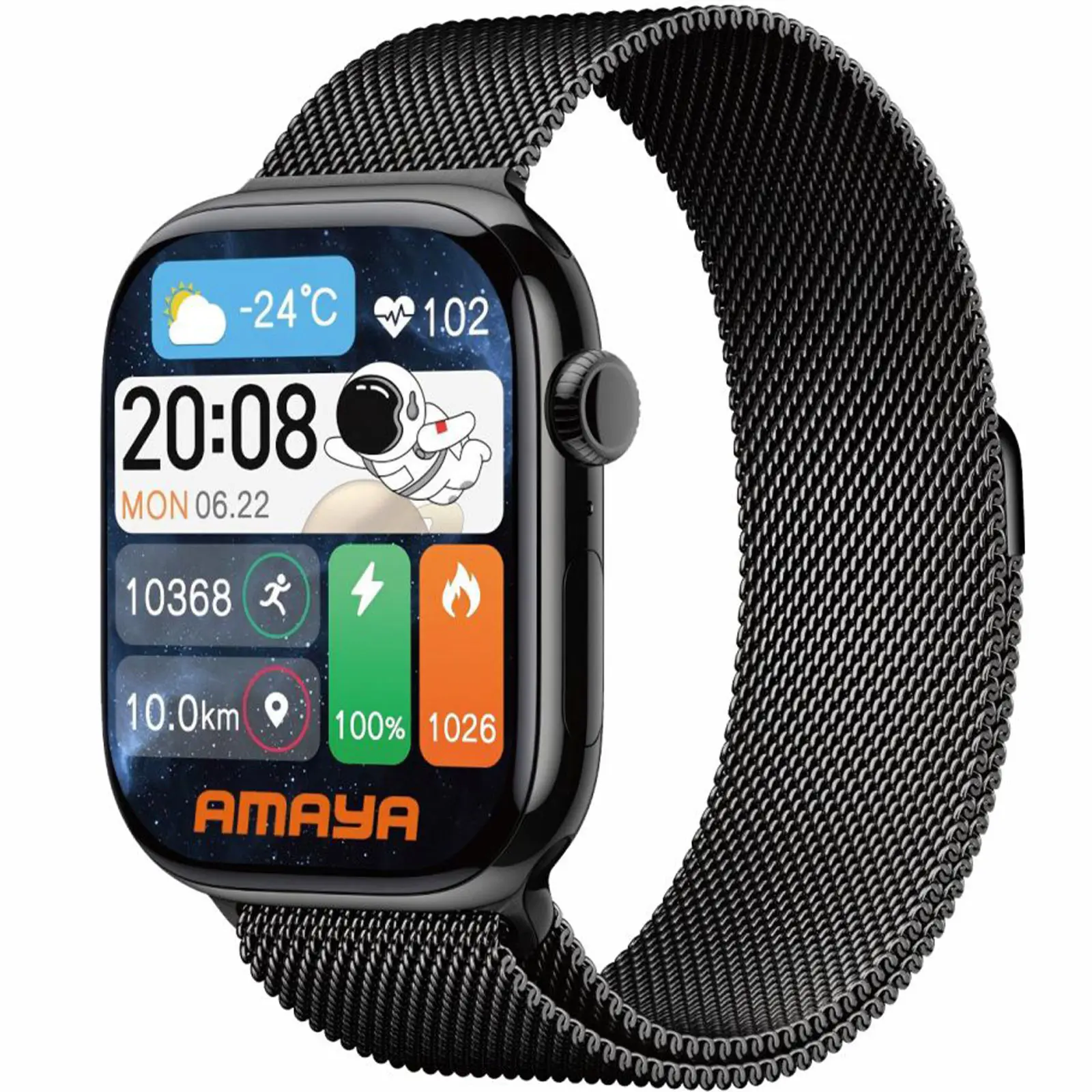 Смарт-часы Amaya X10 Mini Smart sports watch (call version), Black, купить оптом с доставкой