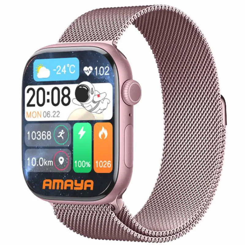 Смарт-часы Amaya X10 Mini Smart sports watch (call version), Pink, купить оптом с доставкой