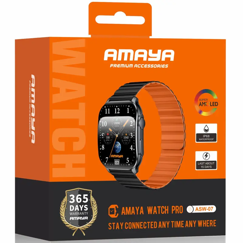 Смарт-часы Amaya ASW-07 Smart sports watch (call version), Black 1, купить оптом с доставкой
