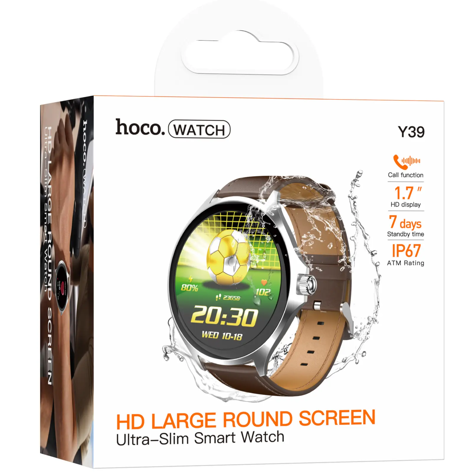 Смарт-часы Hoco Y39 Smart sports watch (call version), Silver 1, купить оптом с доставкой