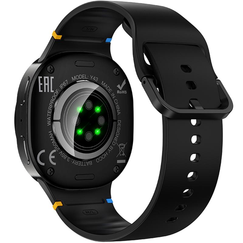 Смарт-годинник Hoco Y43 Amoled Smart sports watch (call version) на малюнкі №3