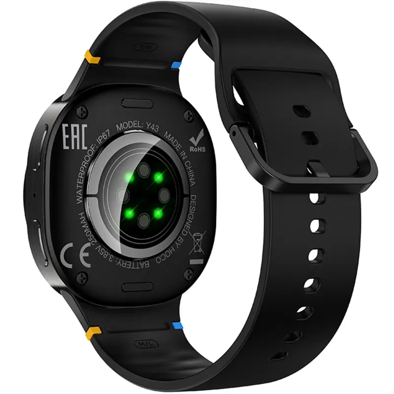 Смарт-часы Hoco Y43 Amoled Smart sports watch (call version), Black 2, купить оптом с доставкой