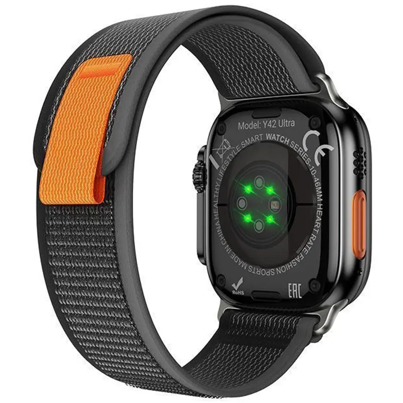 Смарт-часы Hoco Y42 Ultra Smart sports watch (call version), Black 3, купить оптом с доставкой