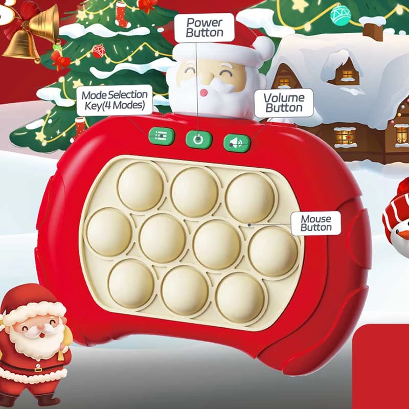 Уценка Портативная игра Pop-it Speed Push Game, Вскрытая упаковка / Santa Claus 2, купить оптом с доставкой