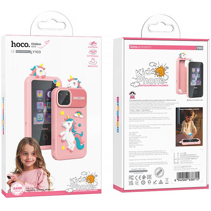 Дитячий ігровий телефон Hoco Y103 2.8-inch на малюнкі №5