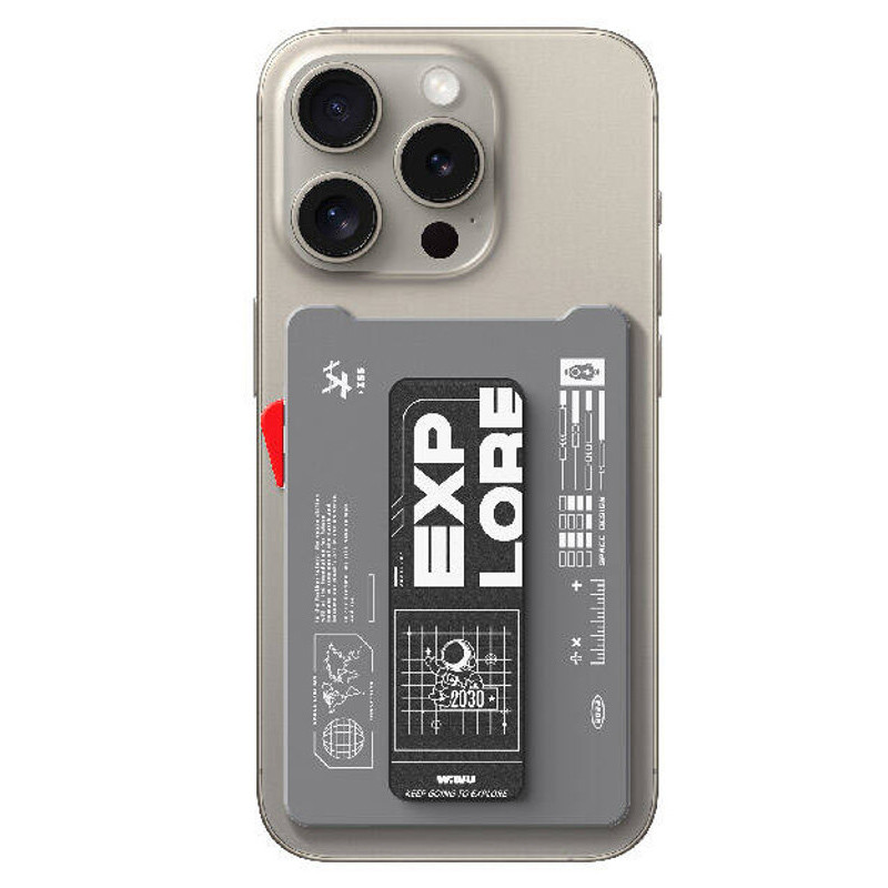 Картхолдер з підставкою WIWU Mag Wallet MW-002 на малюнкі №3