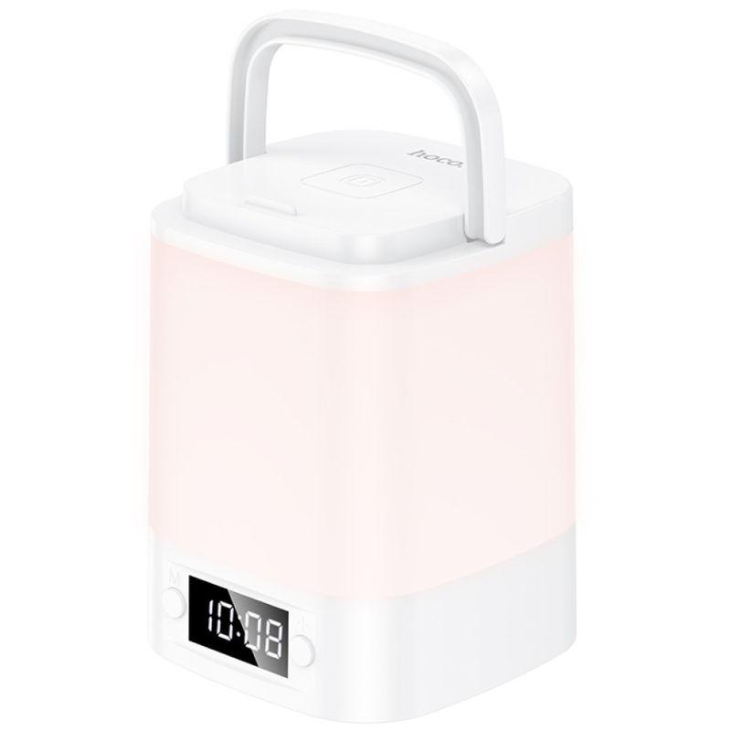 Нічник Hoco HX15 Smart + годинник, White 2, купити оптом з доставкою