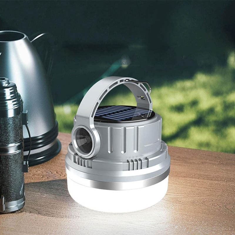 Кемпінговий ліхтар акумуляторний AK-004 Solar дивитися фото №3