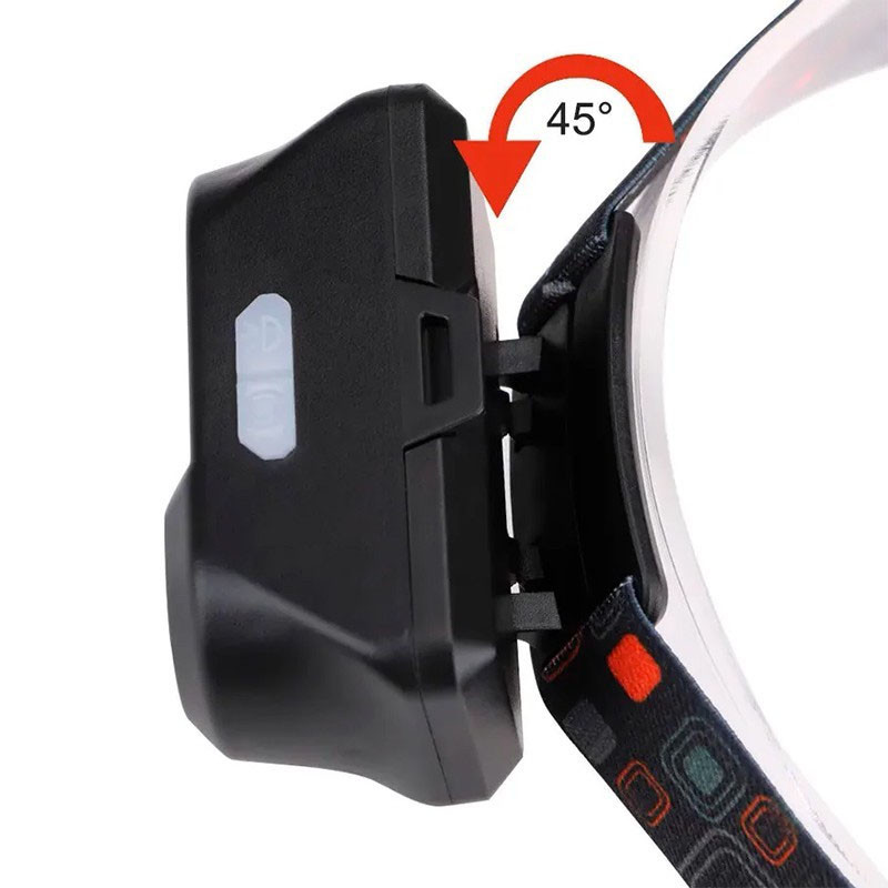 Налобный ліхтар LED Double light 1804 дивитися фото №5