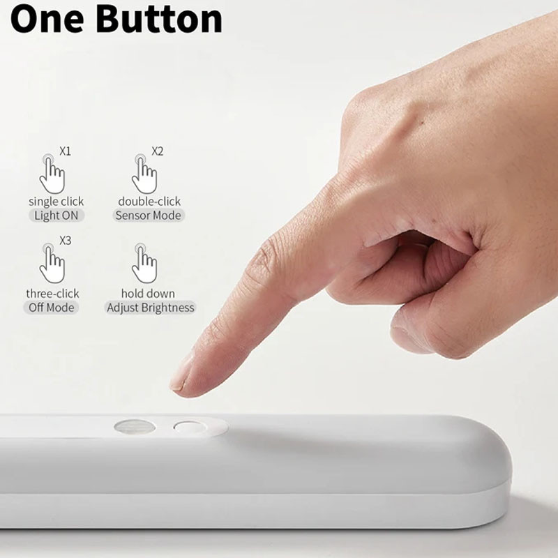 Сенсорний світильник LED з датчиком руху MZ-L1101 (180*43*25mm) дивитися фото №2