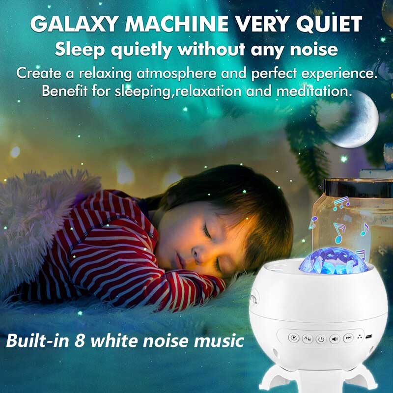 Уценка Проектор-ночник Magic Star E12B 2400 mAh, Поврежденная упаковка / White 1, купить оптом с доставкой