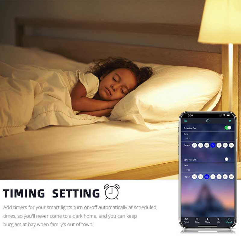 Уценка Светодиодная RGB лампочка Smart bulb light 2pcs with Bluetooth E27 with app, Поврежденная упаковка / White 3, купить оптом с доставкой