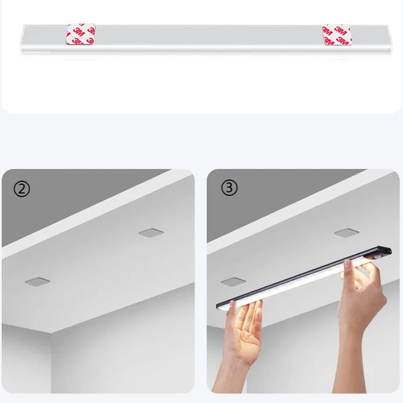 Сенсорний світильник LED з датчиком руху MZ-L1803 (35*11,5*300mm) на малюнкі №4