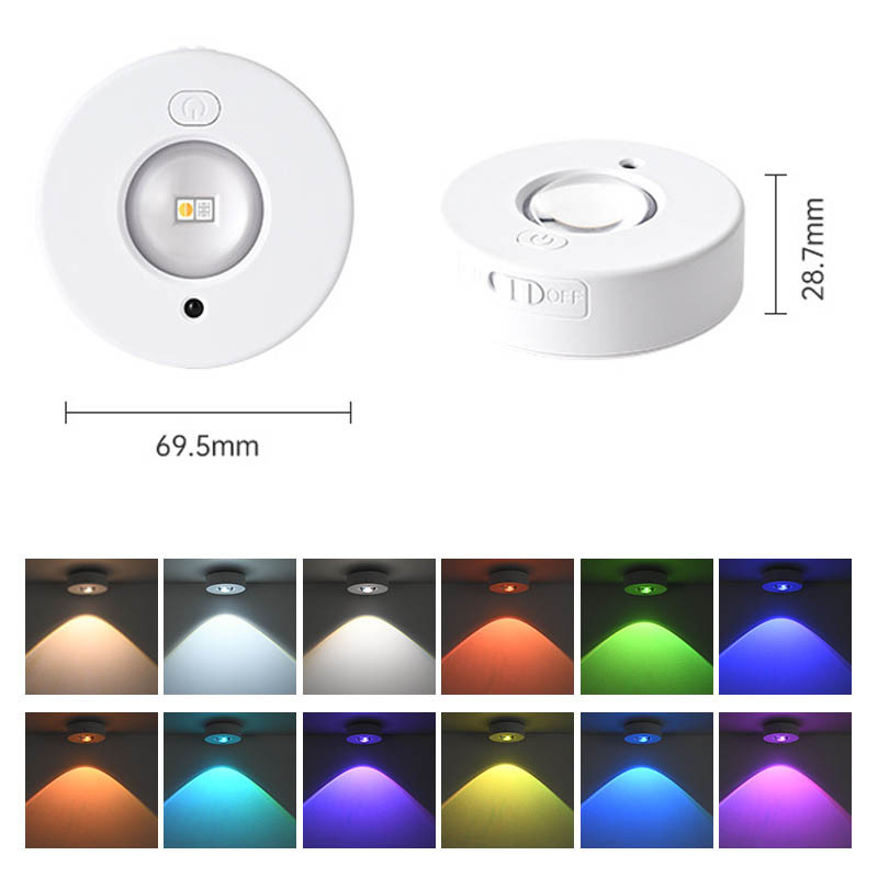 Світильник LED MZ-L3301 with remote control (3LC+RGB/1PCS) на малюнкі №4