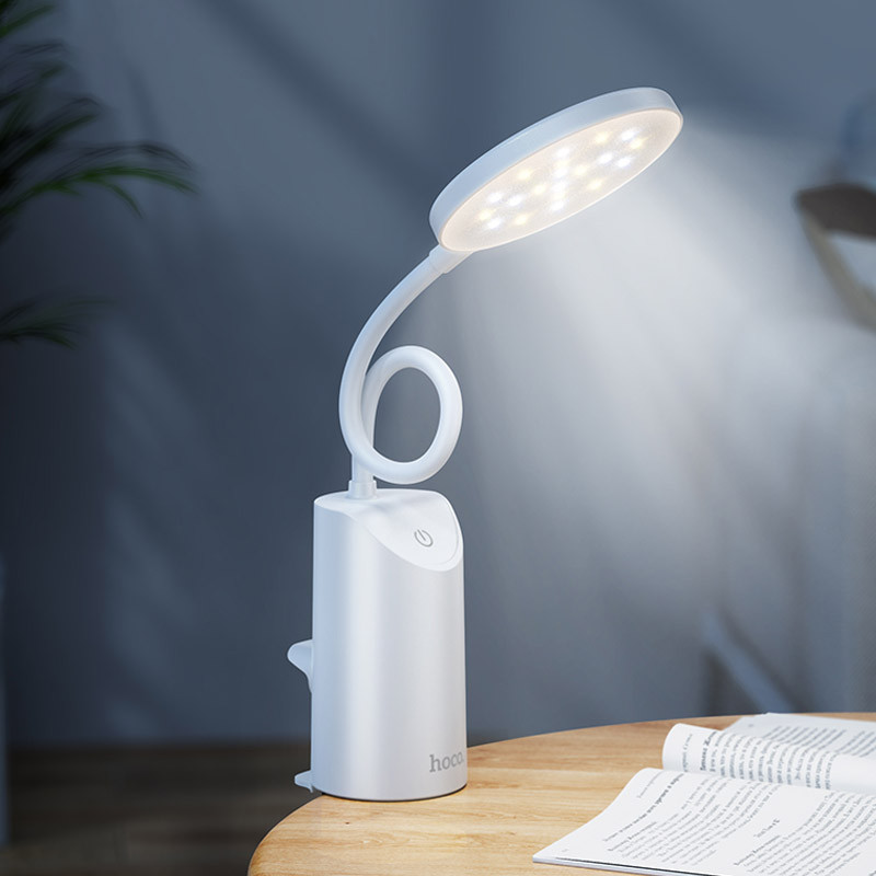 Настільна LED лампа Hoco HX10 Clip table lamp (1200mAh) на малюнкі №4