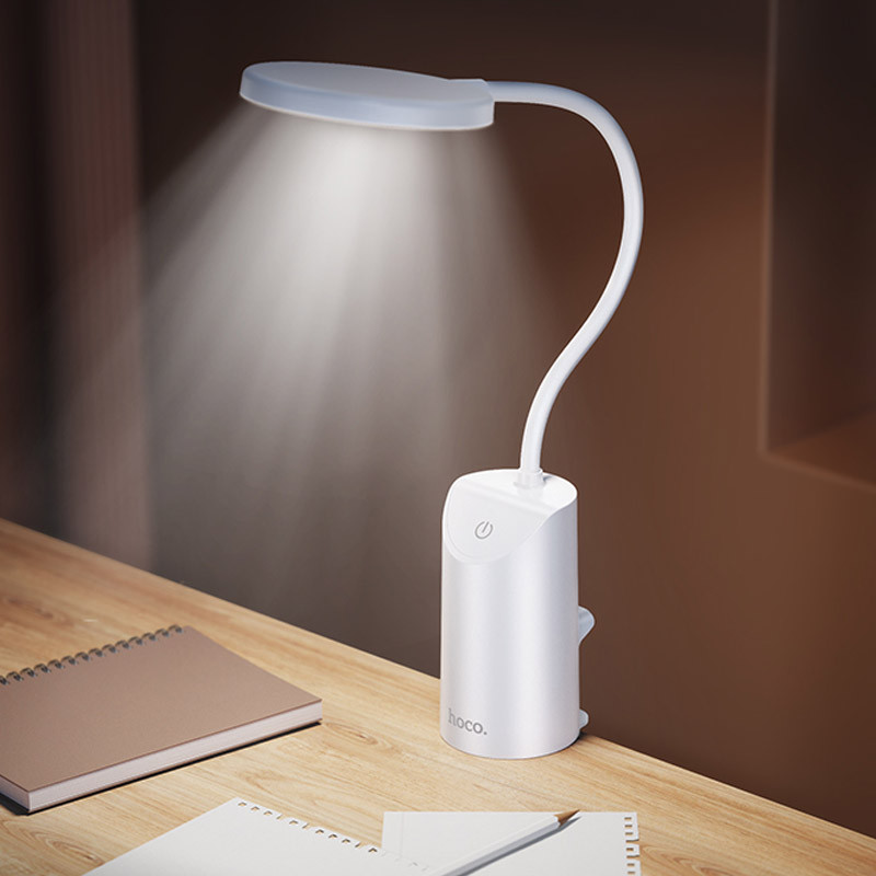Настільна LED лампа Hoco HX10 Clip table lamp (1200mAh) на малюнкі №5