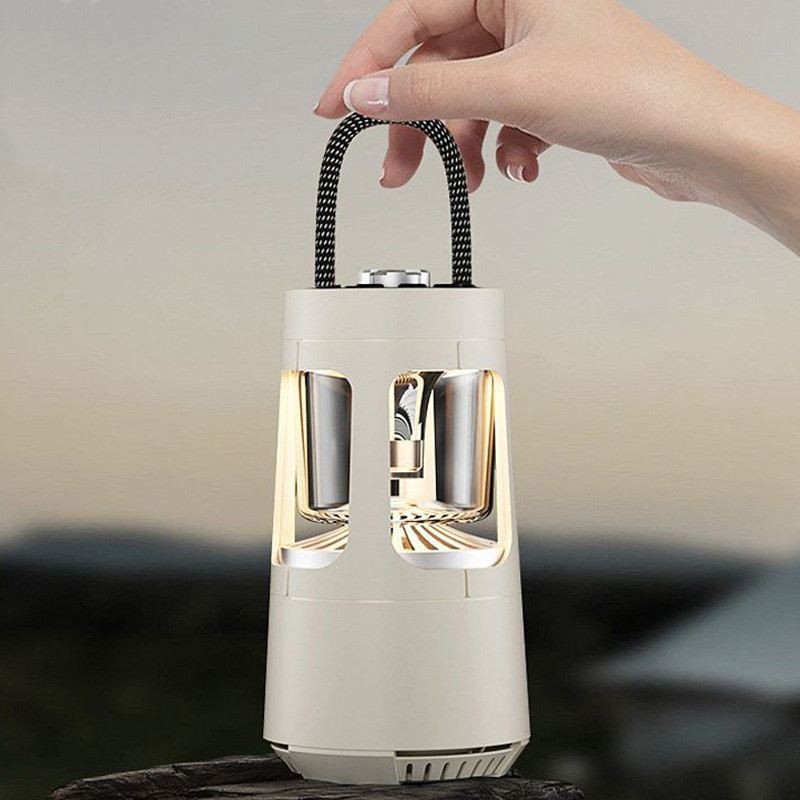 Кемпінговий ліхтар акумуляторний QD08 2in1 + Bluetooth колонка на малюнкі №6