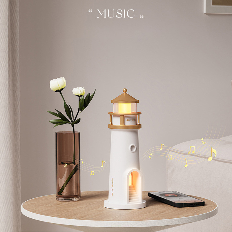 Проектор-нічник A08 Lighthouse 2in1 + Bluetooth колонка на малюнкі №5