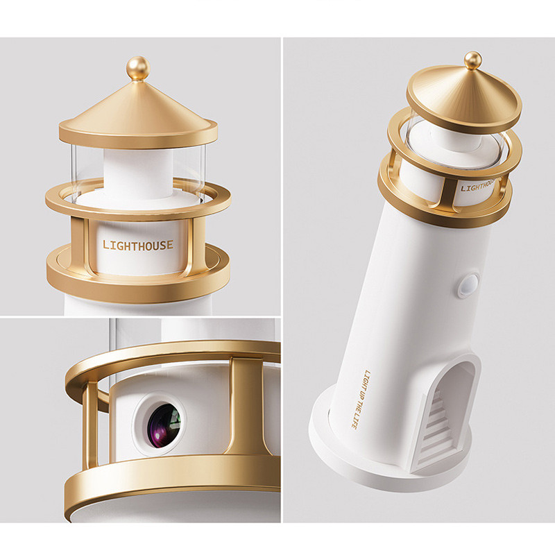 Проектор-нічник A08 Lighthouse 2in1 + Bluetooth колонка на малюнкі №7