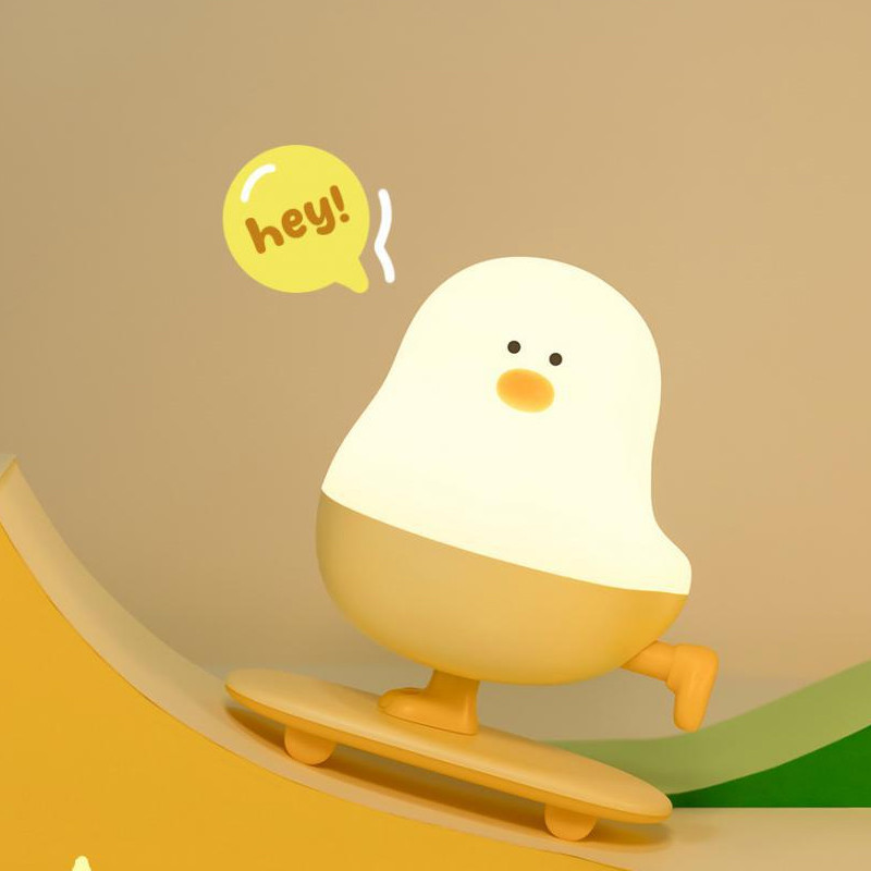 Нічник L63 Chicken on a Skateboard на малюнкі №3