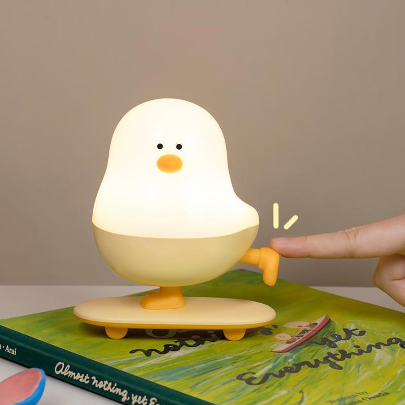 Нічник L63 Chicken on a Skateboard на малюнкі №4