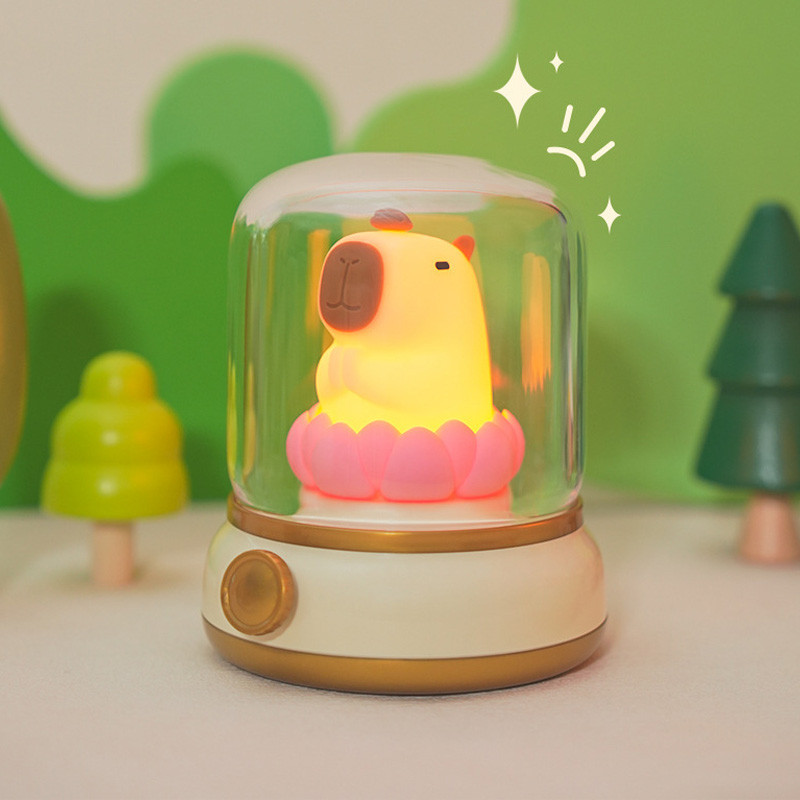 Нічник Capybara and Lotus на малюнкі №7