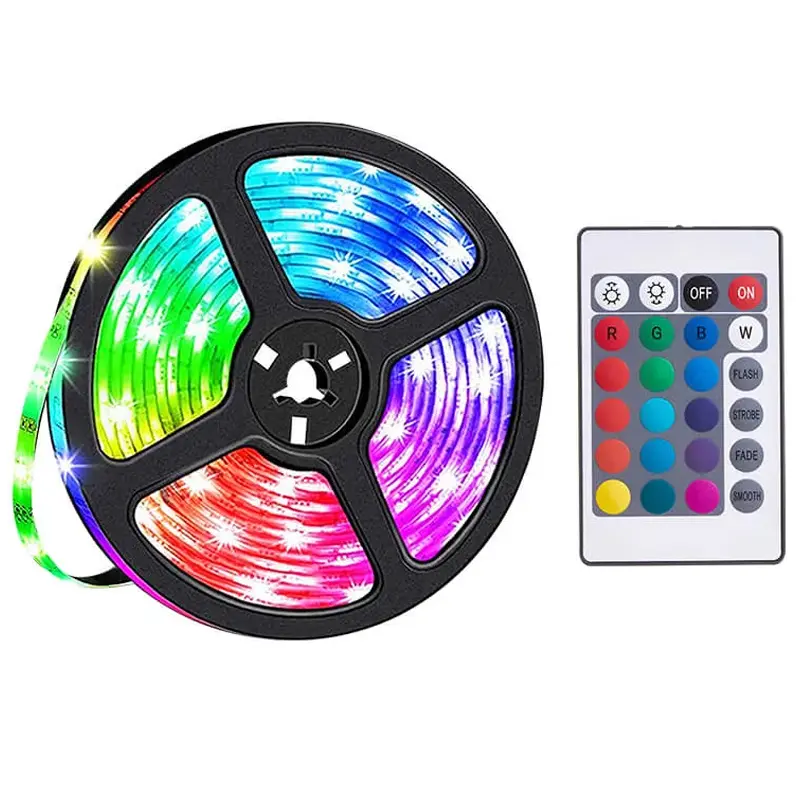 Светодиодная LED лента Hoco DL30 Plus + remote control (4m), Black, купить оптом с доставкой