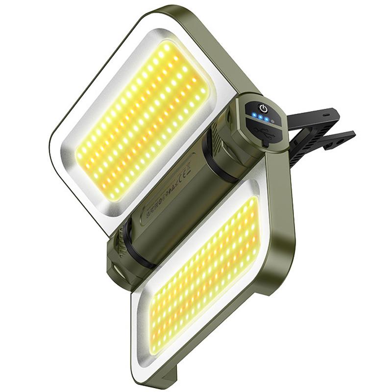 Кемпинговый фонарь Hoco DL22 solar-powered (5000 mAh) на картинке №1