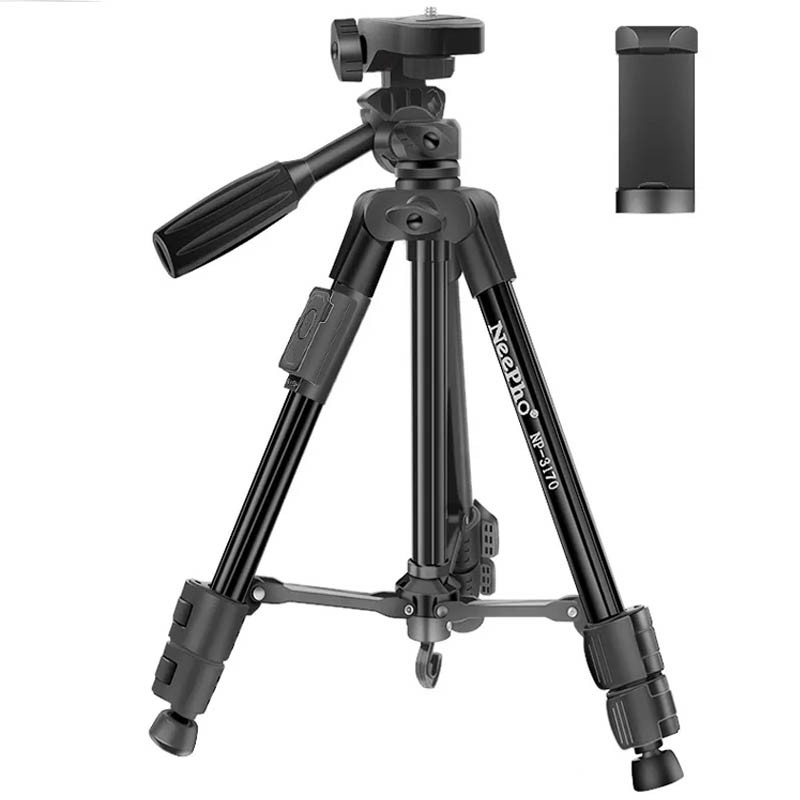 Штатив NeePho NP-3170S (не съемная площадка+тримач/BT-пульт/40-105см) дивитися фото №1