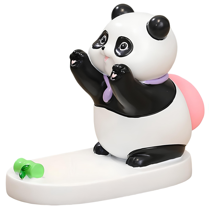 Подставка для телефона Funny Animals, Panda with bamboo, купить оптом с доставкой