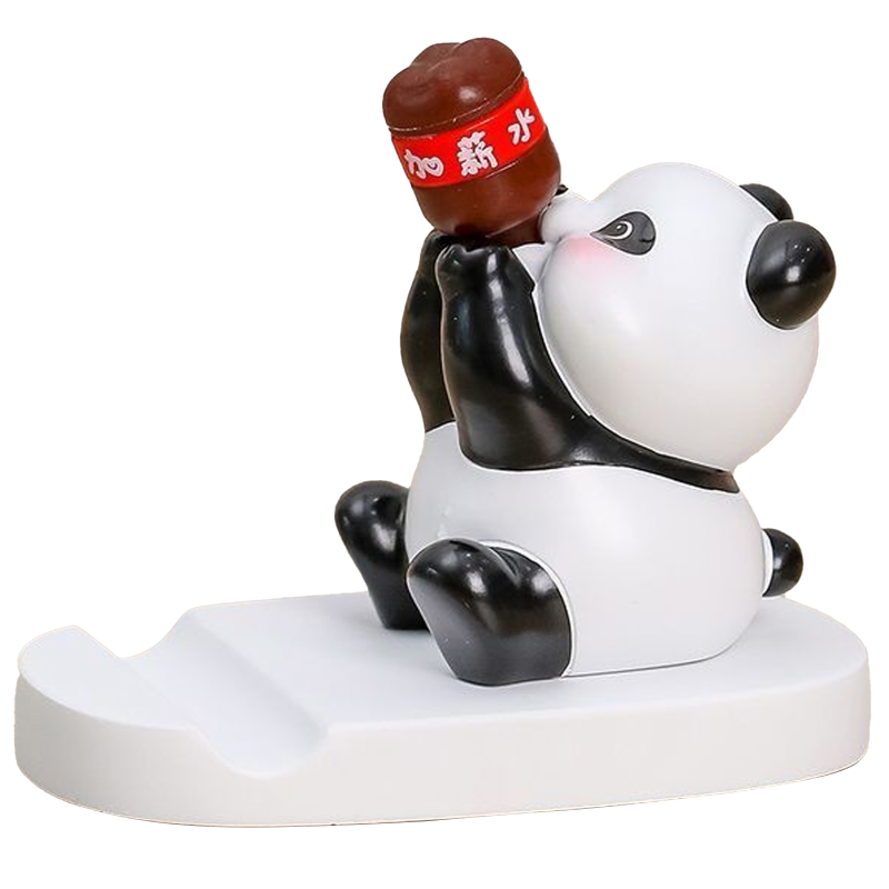 Подставка для телефона Funny Animals, Panda with bottle, купить оптом с доставкой
